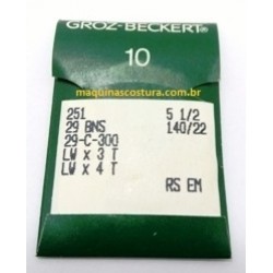 Agulha Groz Beckert Curva 29BNS  /  LW 3T  Nº 12