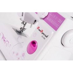 Máquina de Costura Doméstica Marca Sun Special Modelo SS 988 Faixa Lilás