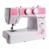Máquina de Costura Doméstica Marca Sun Special Modelo SS 988 Faixa Rosa