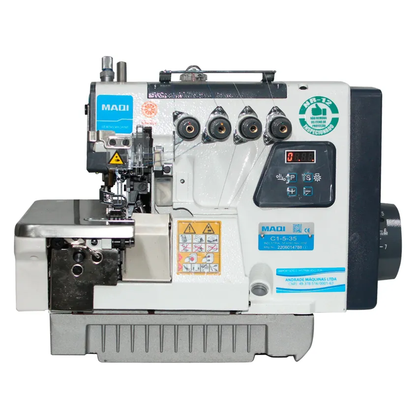 Máquina de Costura Interlock 5 fios Bitola larga (Pesada) Maqi C1-5-56 Para Comprar Ligar (31) 3224-6569 / WhatsApp (31) 98372-7208