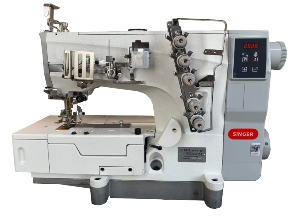 Máquina de Costura Galoneira Industrial Plana Direct Drive Marca Singer 514G Para Comprar Ligar (31) 3224-6569 / WhatsApp (31) 98372-7208